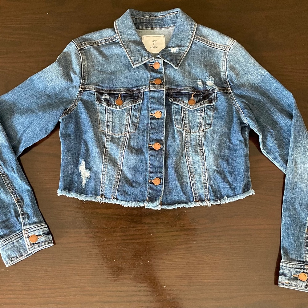 Cropped Denim Jacket